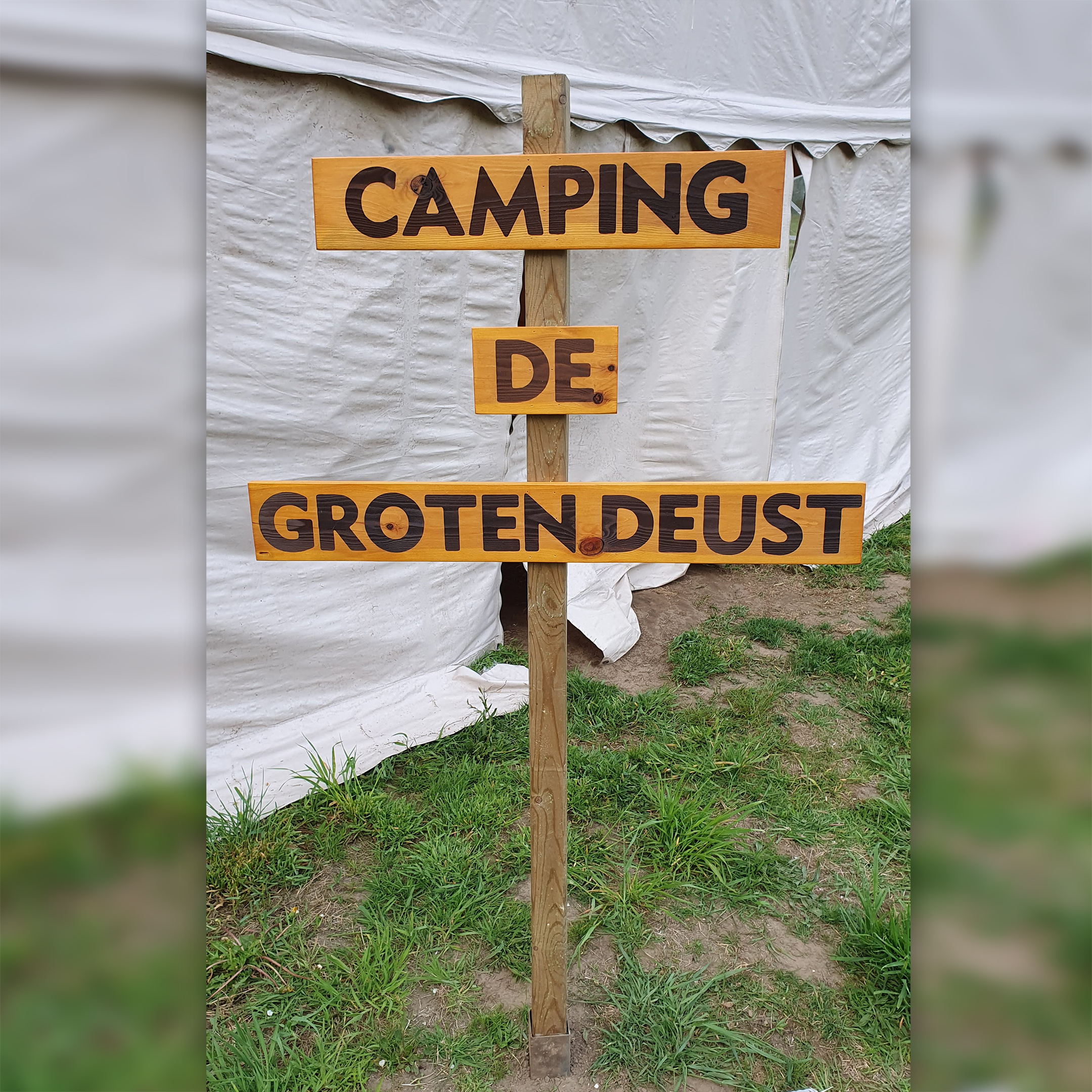 Uithangbord – Camping De Groten Deust